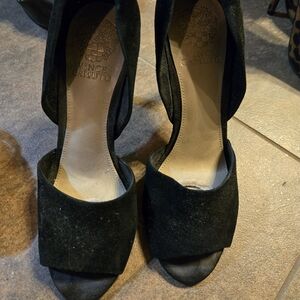 Vince Camuto Black Suede Heels